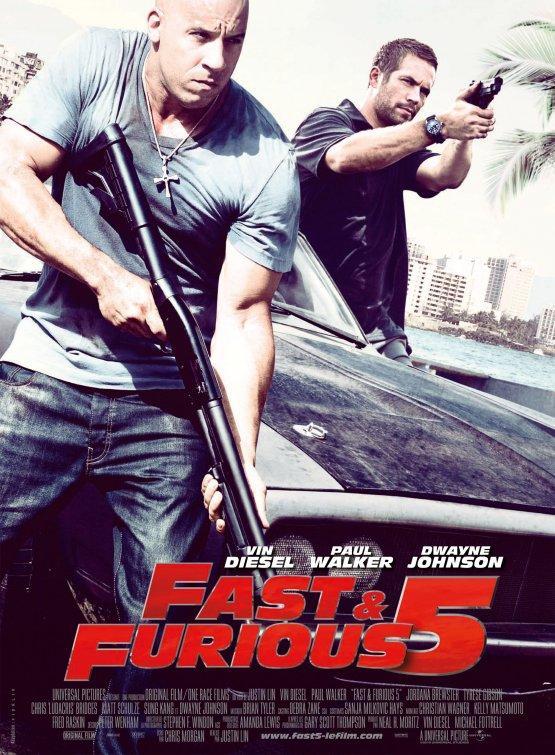 Póster de la película Fast and Furious 5